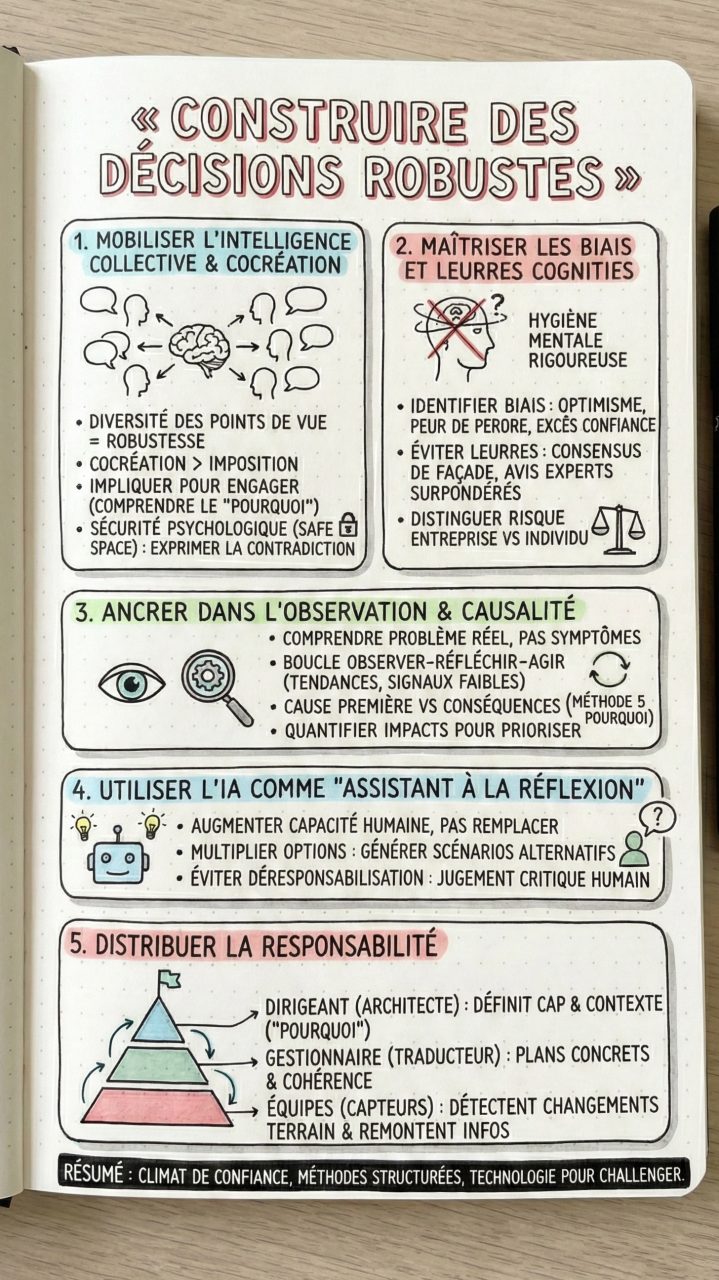 Image 5 disciplines essentielles pour constuire des décisions robustes